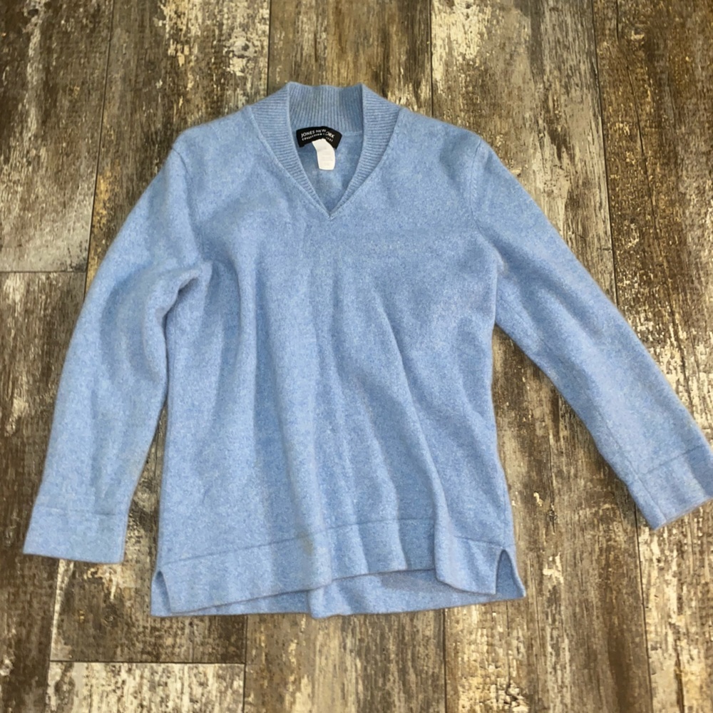 Extremely soft sweater baby blue color
